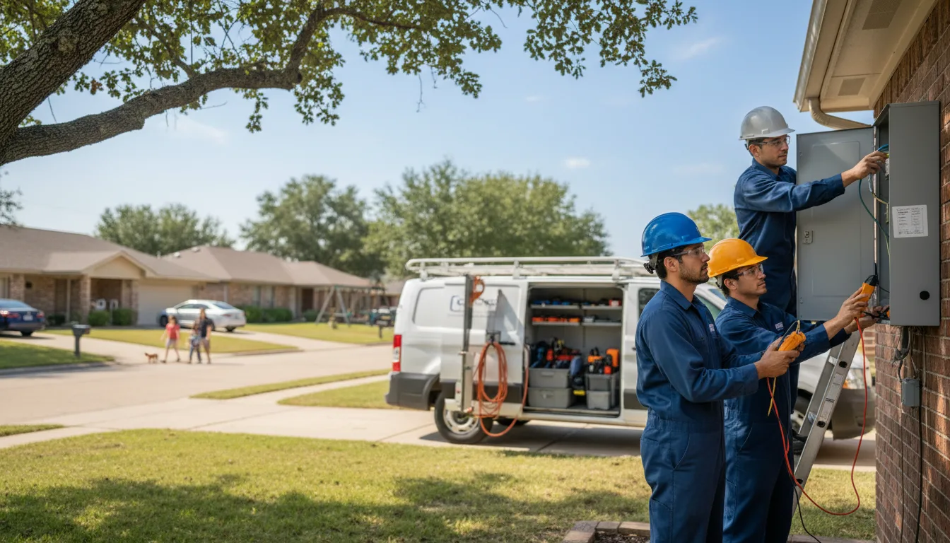 Certified electrician providing emergency electrical services in Ripley, OK